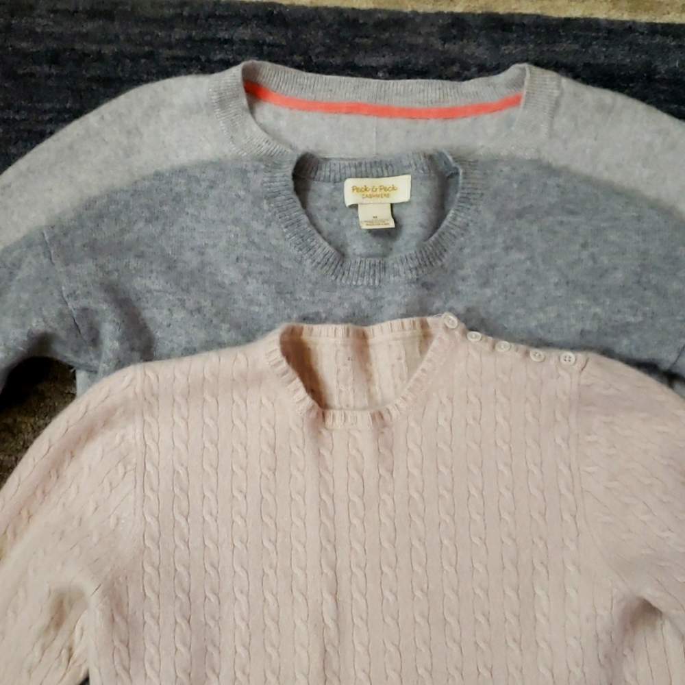 3 /100%cashmere sweaters